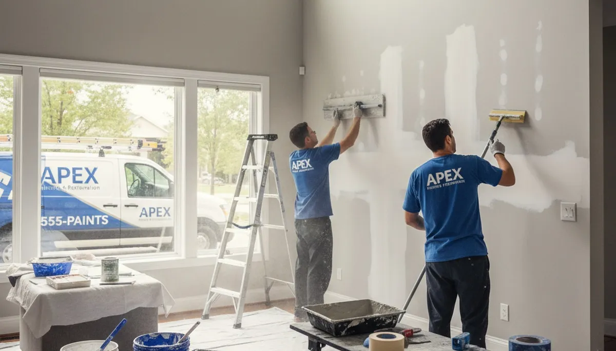 St Louis, MO drywall repair for cracks, holes, and water damage by St Louis Paint Pros