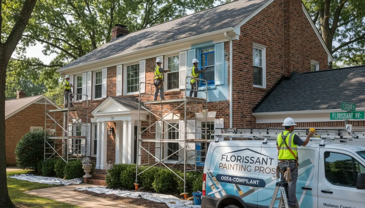 Exterior painting service in St Louis, MO for homes and commercial properties
