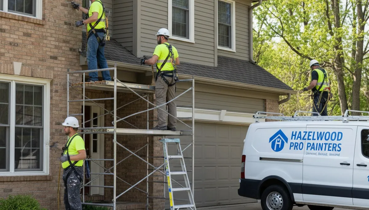 Exterior painting contractor in St Louis, MO providing house painting services