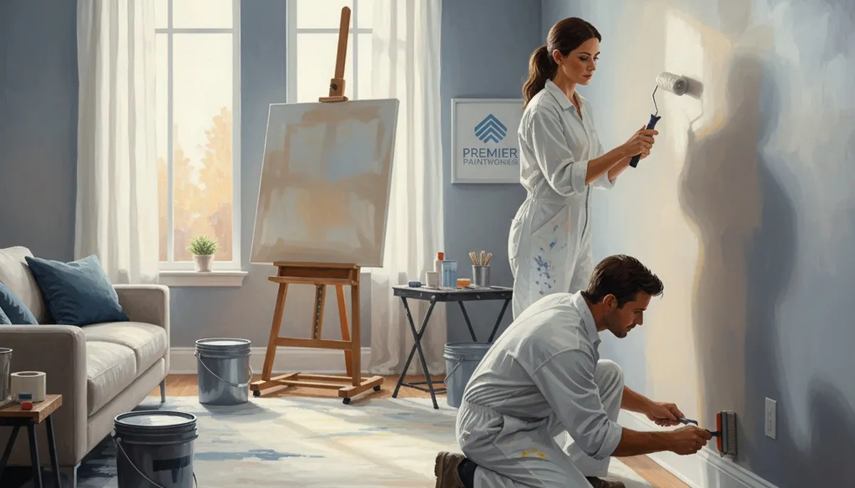 Interior house painting service in St Louis, MO for a fresh, professional home interior finish